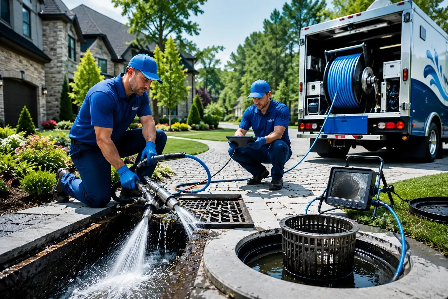 Local outdoor drain cleaning professionals in Waterford, CT